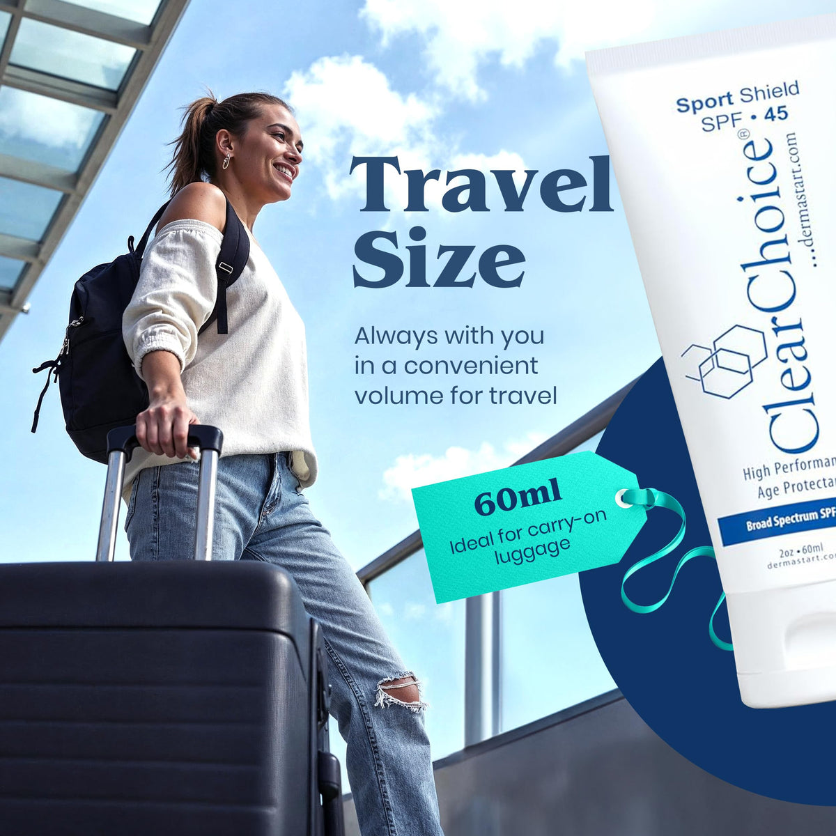 ClearChoice Sport Shield on runner's hand showing water-resistant protection during exercise