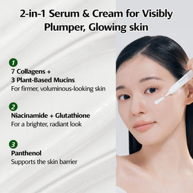 ClearDea cream texture closeup demonstrating lightweight hydration and smooth finish