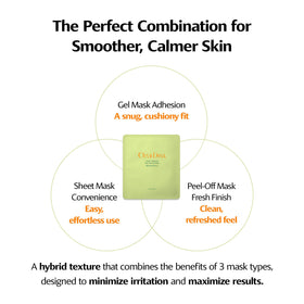ClearDea hand peeling mask to show gentle peel-off action and lifted impurities