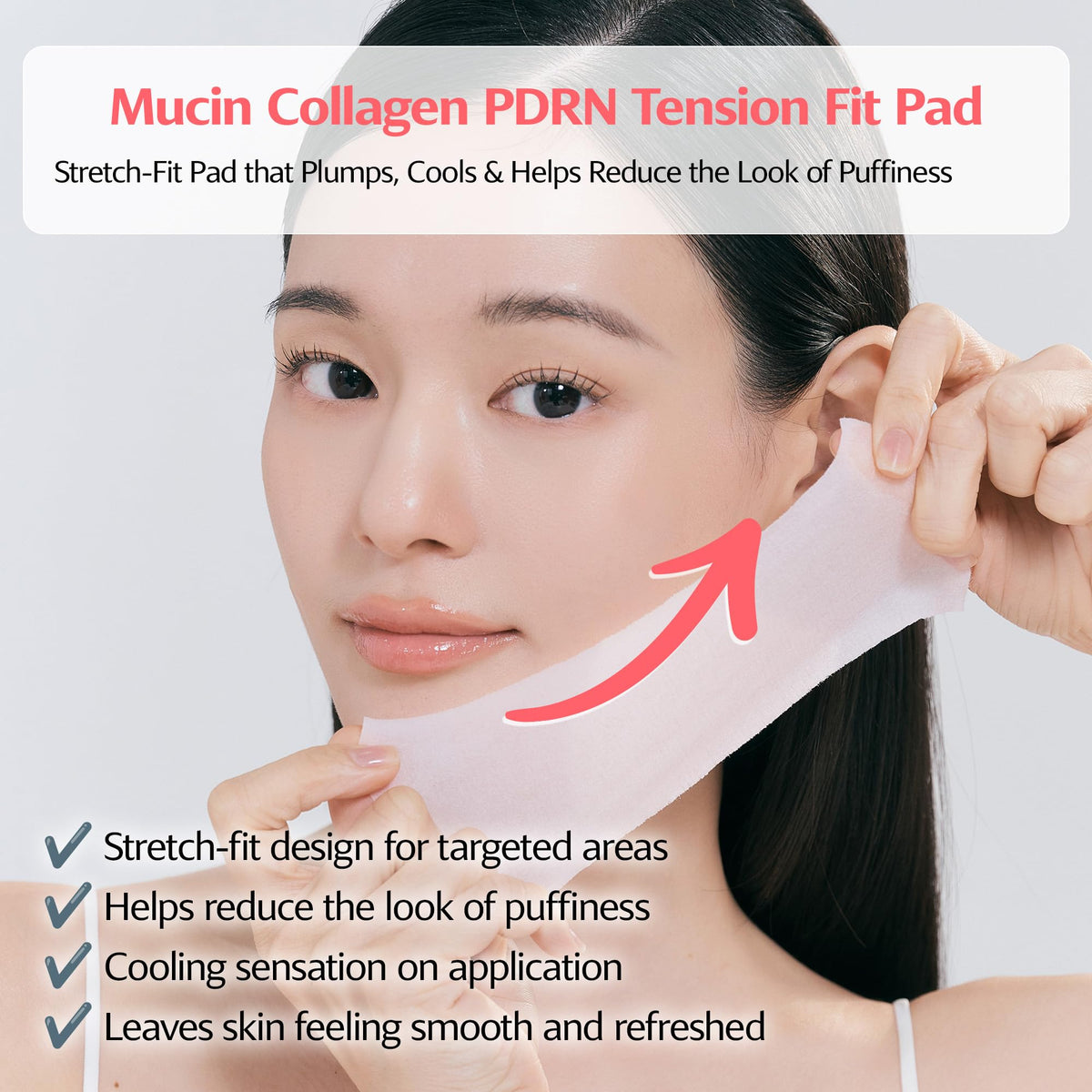 ClearDea pad close-up texture saturated with essence for even absorption