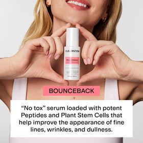 CLEARSTEM pump dispensing serum illustrating precise, mess-free application