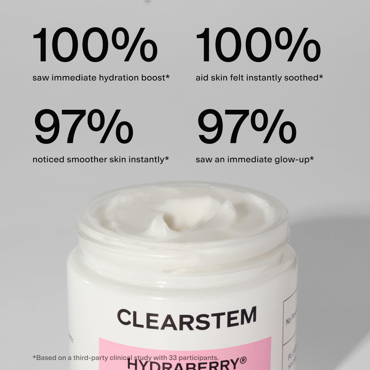 CLEARSTEM arnica flower close-up emphasizing soothing calming effect