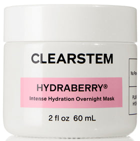 CLEARSTEM jar front view showing elegant packaging and hydration benefit