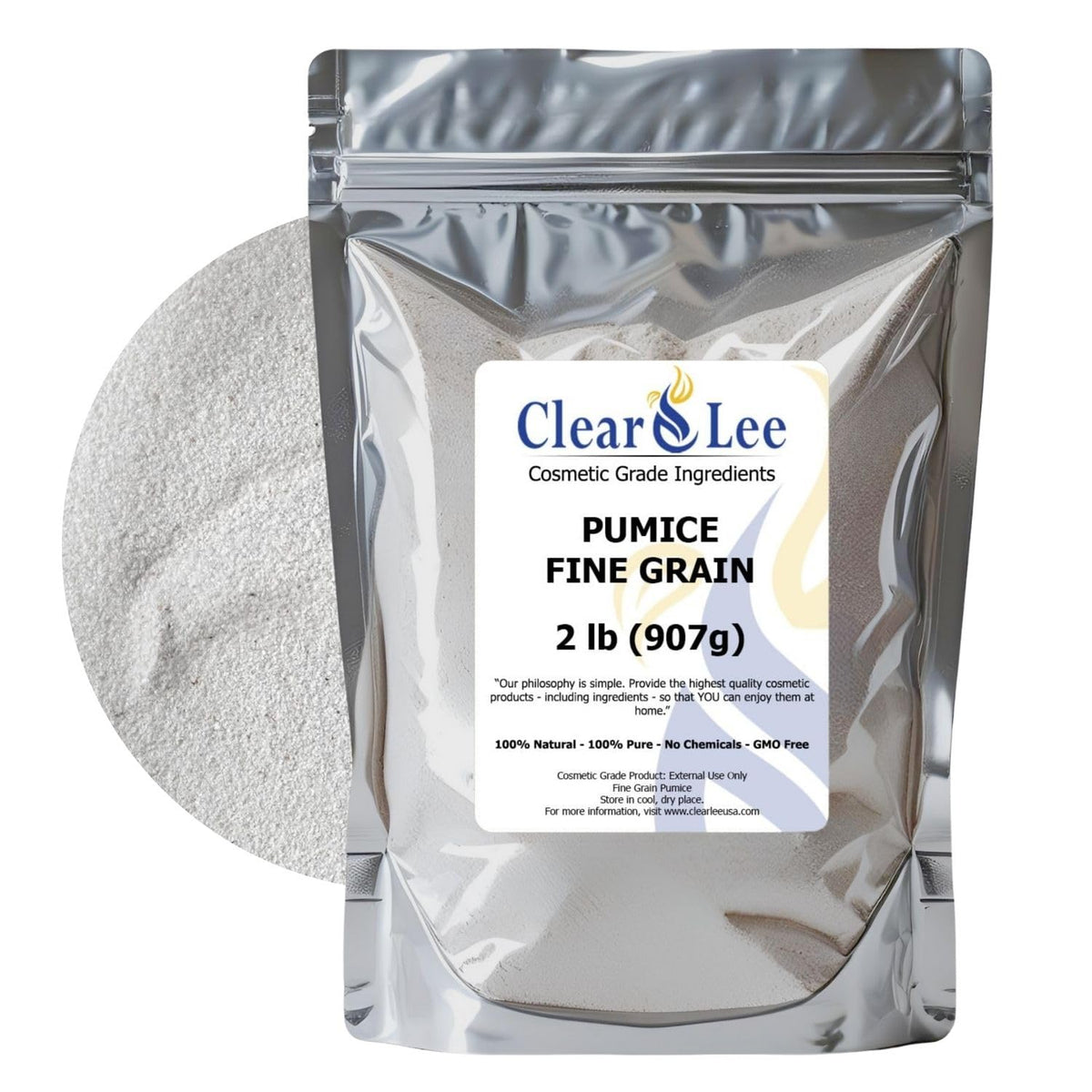 ClearLee front packaging showing resealable 2lb bag and label benefit
