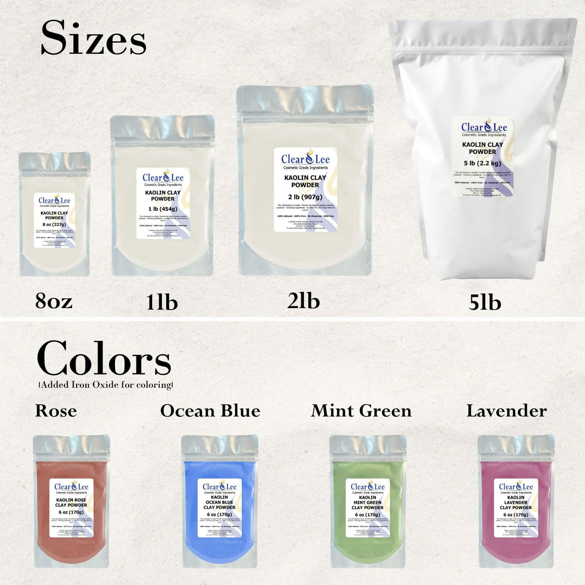 ClearLee resealable mylar bag packaging preserving freshness and convenience