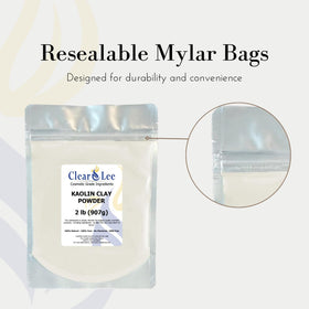 ClearLee clay applied to scalp in treatment showing clarifying benefit