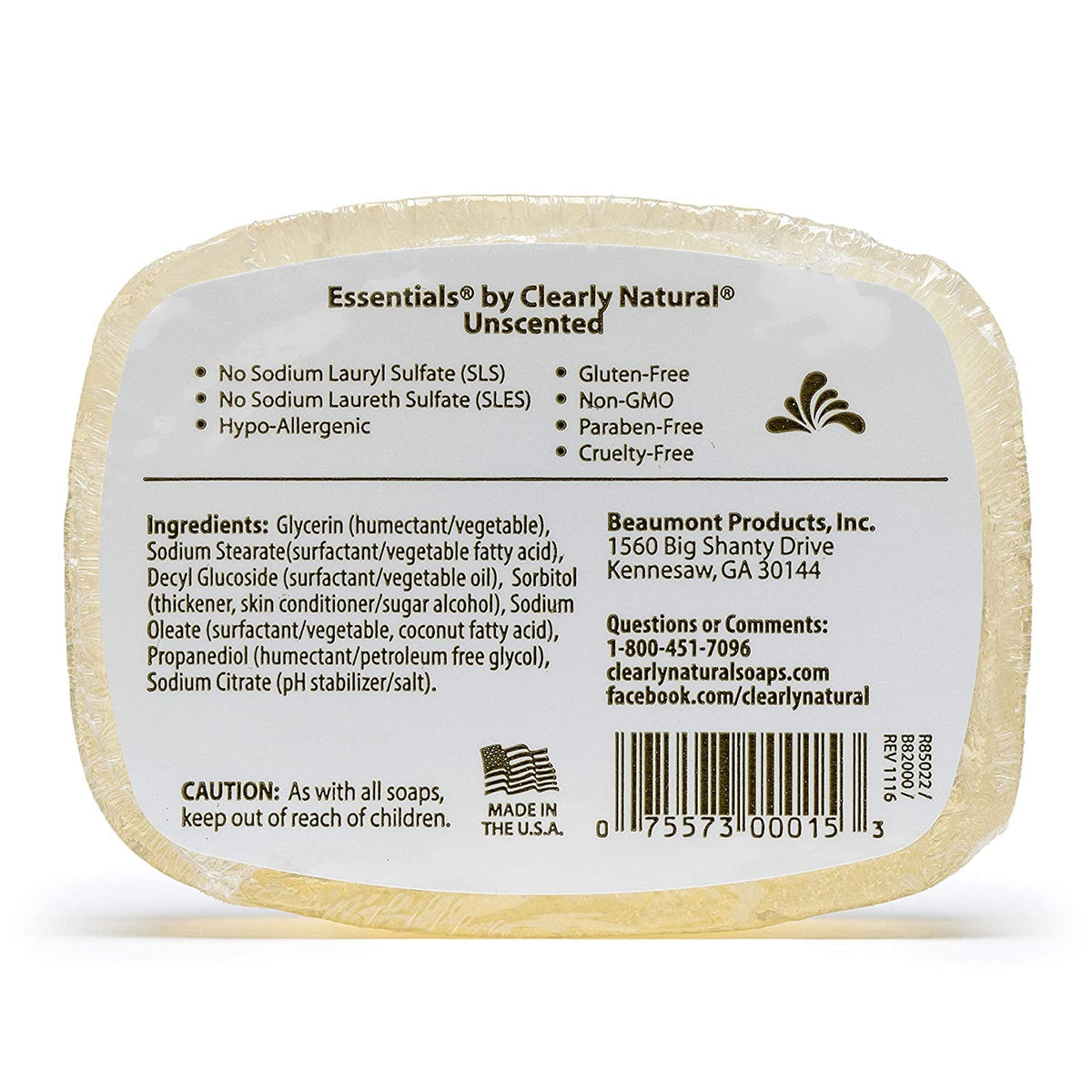 Clearly Natural close-up of glycerin soap lather highlighting moisturizing texture