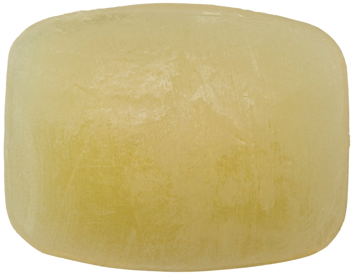Clearly Natural soap closeup texture showing glycerin clarity and moisturizing effect