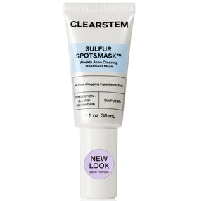 CLEARSTEM front packaging showing product benefits and branding for clear skin