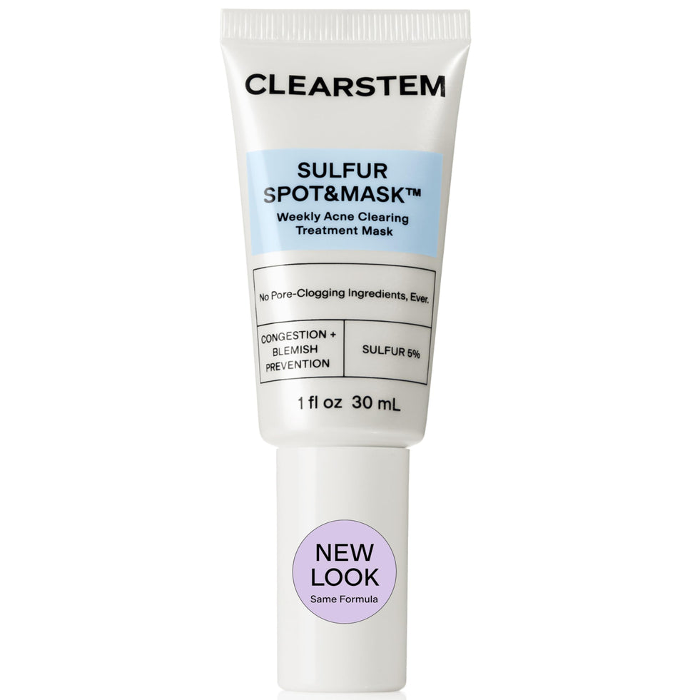 CLEARSTEM front packaging showing product benefits and branding for clear skin