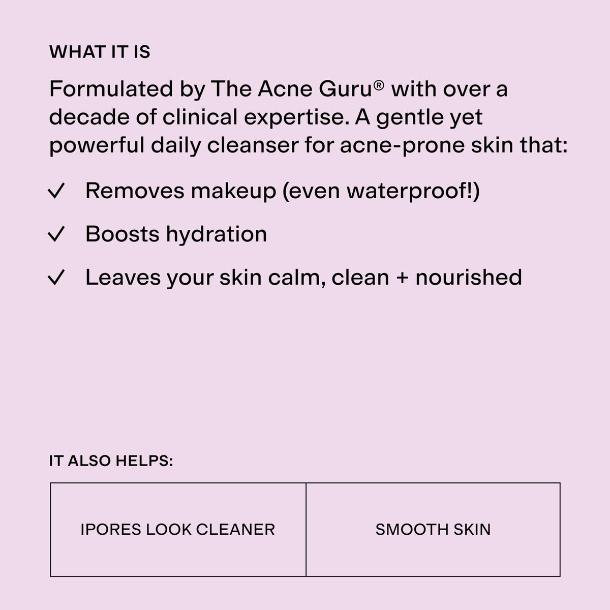 CLEARSTEM gel texture close-up illustrating gentle hydrating foam