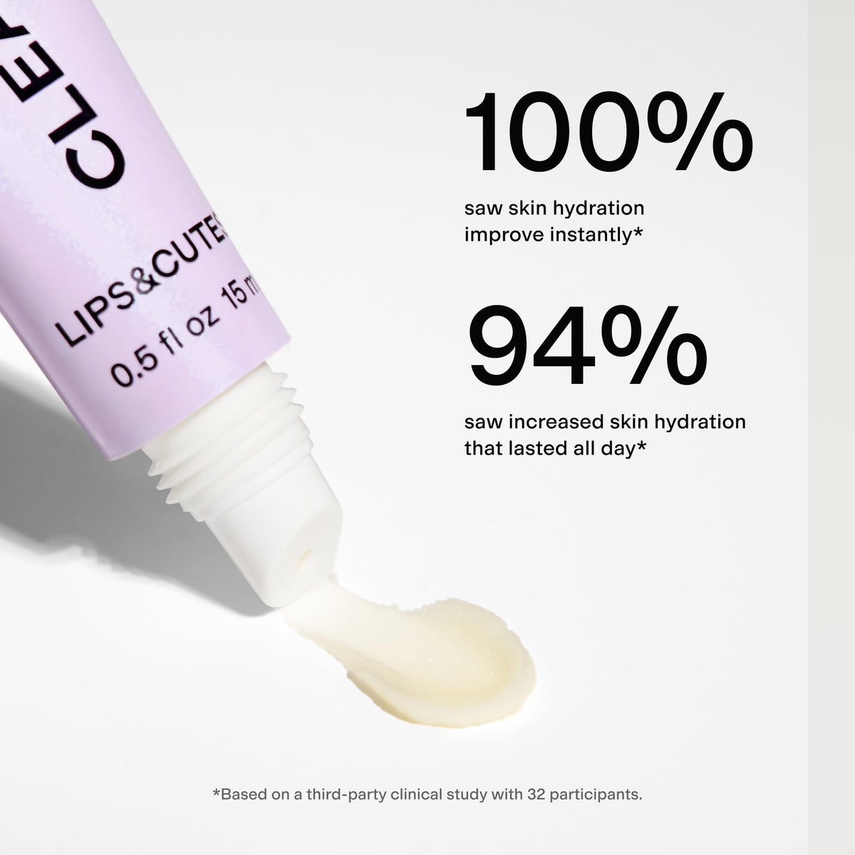 CLEARSTEM balm massaged into cuticles to soften and reduce dryness
