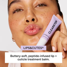 CLEARSTEM stick exposed to show smooth buttery texture for easy glide