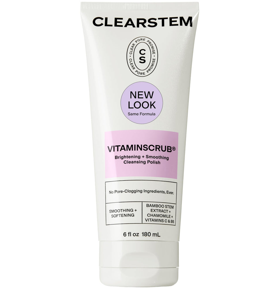 CLEARSTEM front bottle view showing clean packaging and benefit