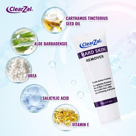 Clearzal cream texture close-up highlighting smooth consistency and hydration