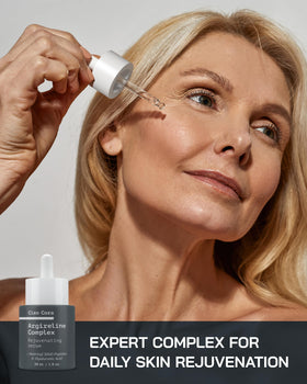 Cleo Cora label close-up showing active ingredients for clarity benefit