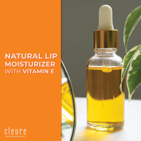 Cleure in hand size scale illustrating compact .15 oz tubes for travel
