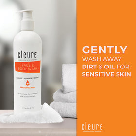 Cleure texture close-up gel showing smooth consistency and hydration