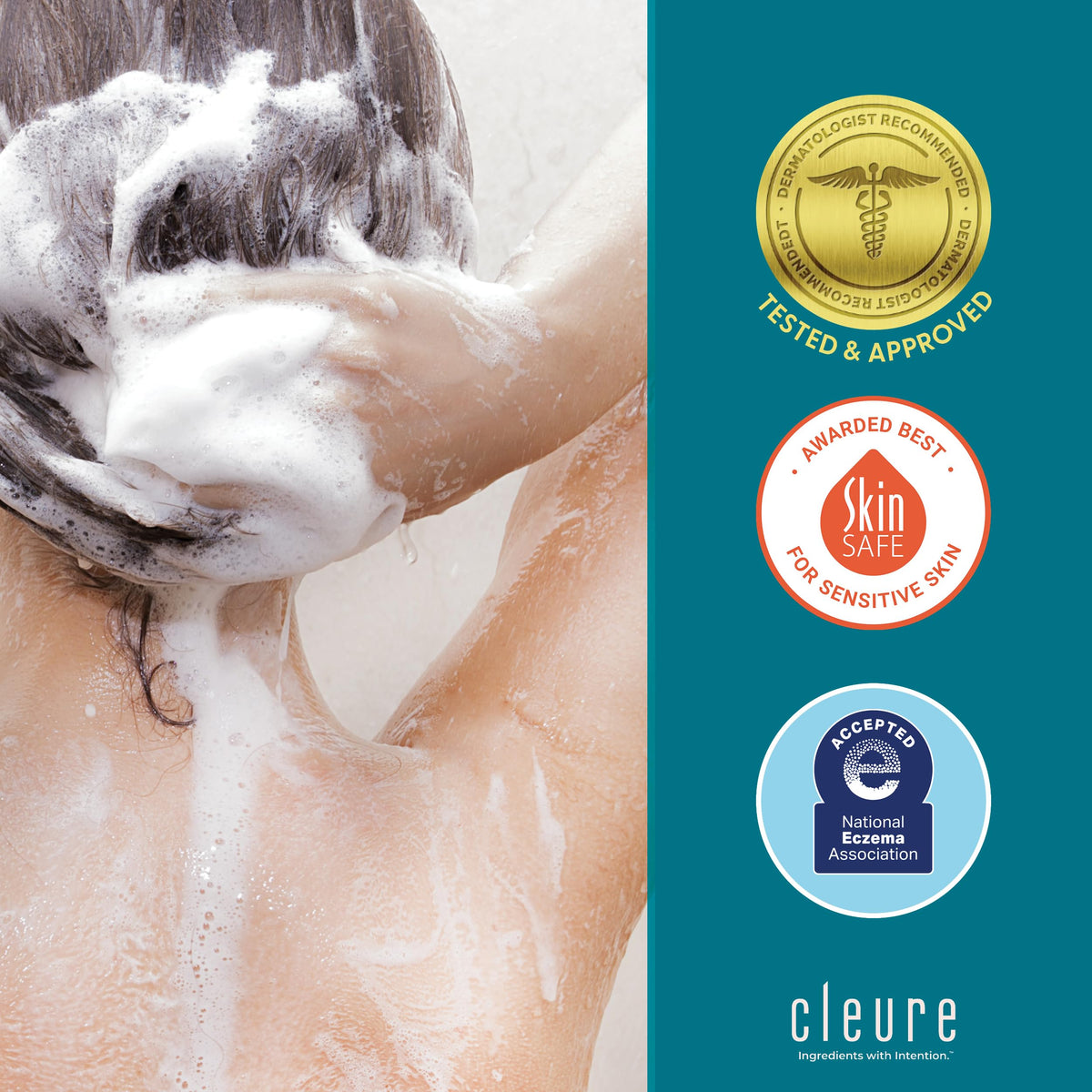 Cleure two-bottles pack shot showing the value pack for regular use