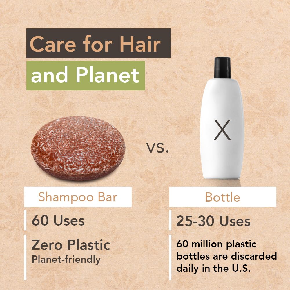 Clever Yoga shampoo bar producing gentle lather for effective, non-stripping cleanse