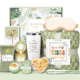 Clexela front packaging showing complete vanilla spa gift presentation and gifting ease