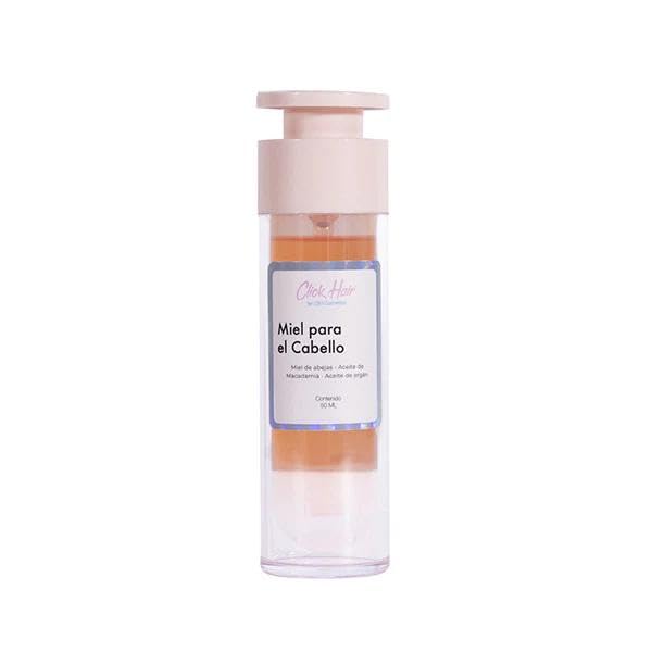Click Hair dropper dispensing serum demonstrating controlled application and lightweight feel