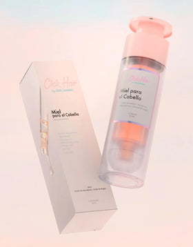 Click Hair front packaging showing 50ml bottle and label for quick recognition and benefit