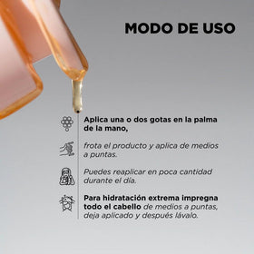 Click Hair close-up of serum texture highlighting honey-oil blend for deep nourishment