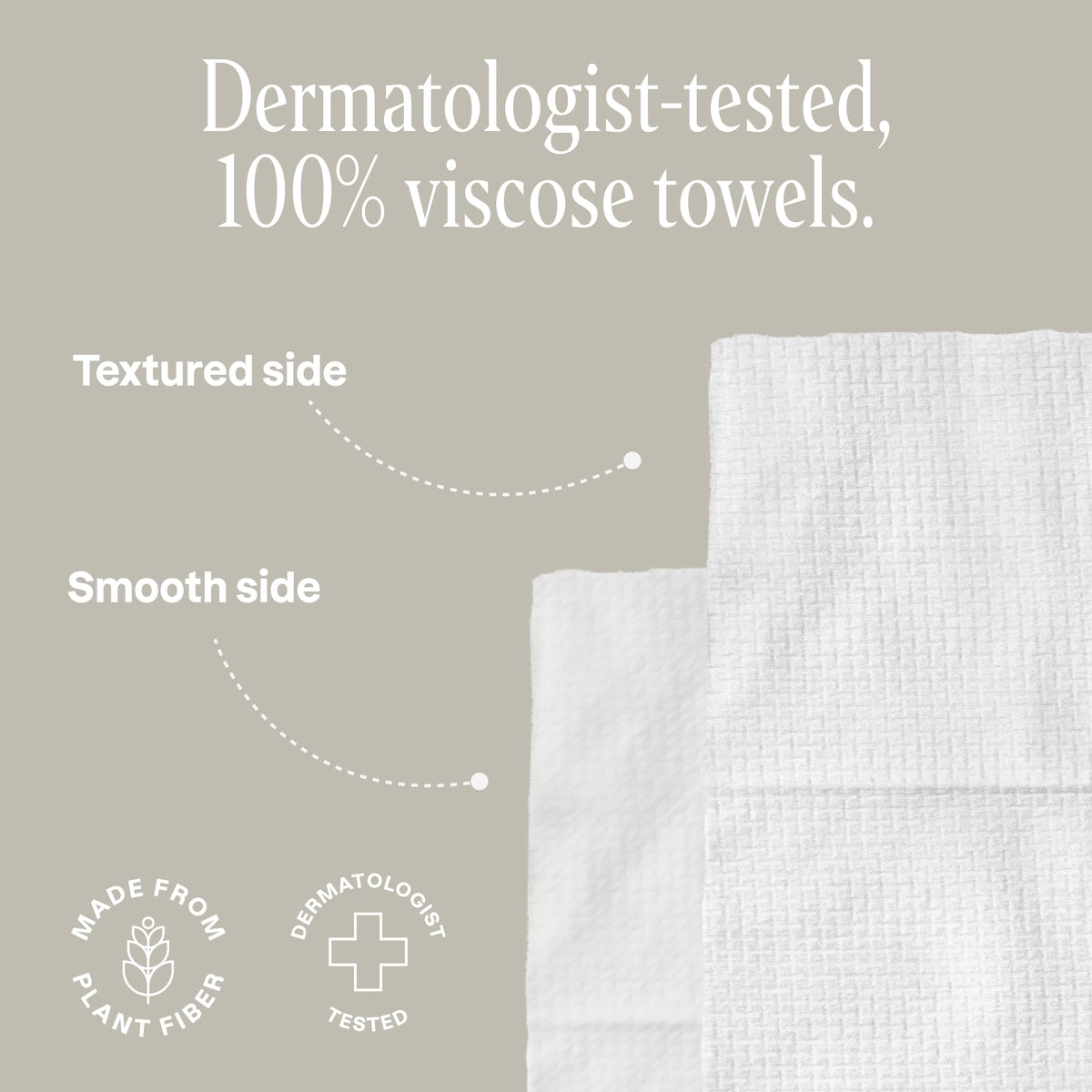Cliganic towel drying face after wash for quick, gentle moisture removal