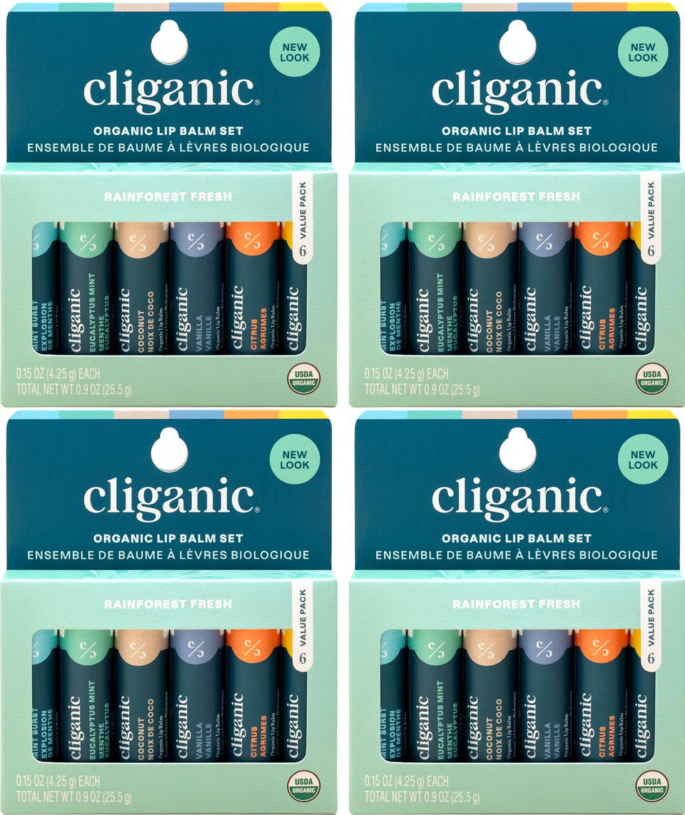 Cliganic front packaging showing full 24-tube value pack and convenience