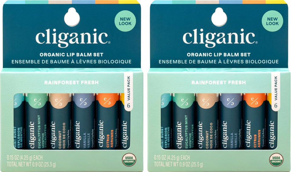 Cliganic front packaging showing full two-pack set and clear product view for gifting