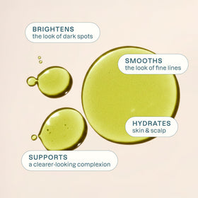 Cliganic hemp seed oil applied to hair ends for smoother, shinier hair
