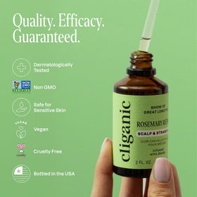 Bottles of key botanicals for Cliganic formula demonstrating natural sourcing