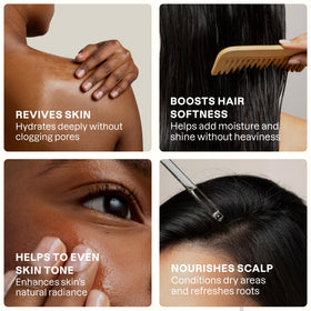 Cliganic oil in bathroom setting showing everyday skincare routine benefit