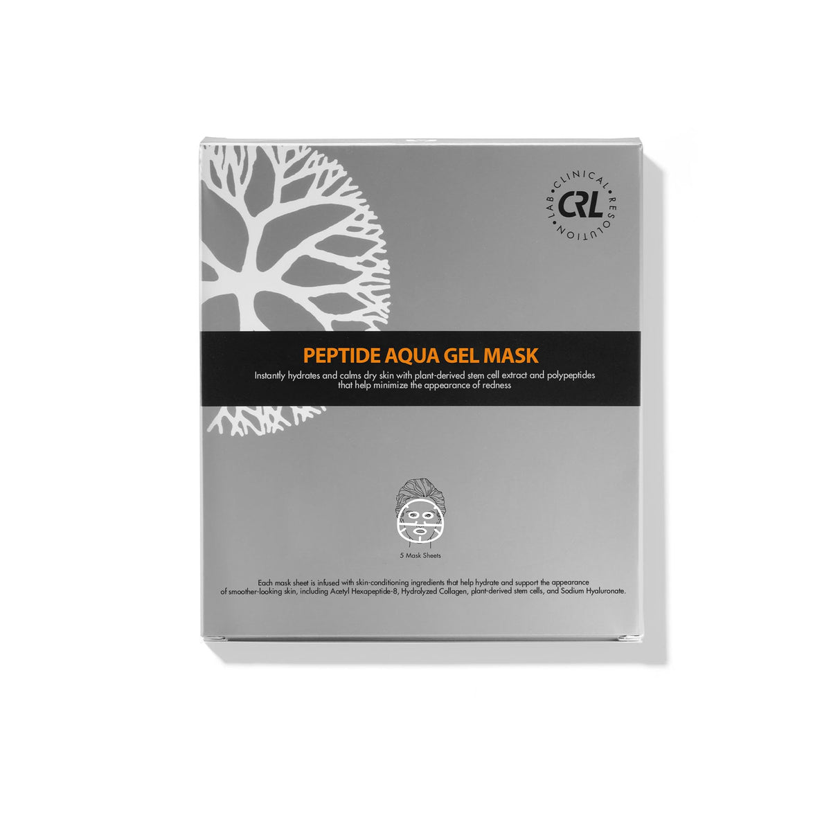 Clinical Resolution front packaging showing five-pack and calming benefits