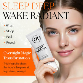 Clinical Resolution film applied on face demonstrating comfortable overnight wear