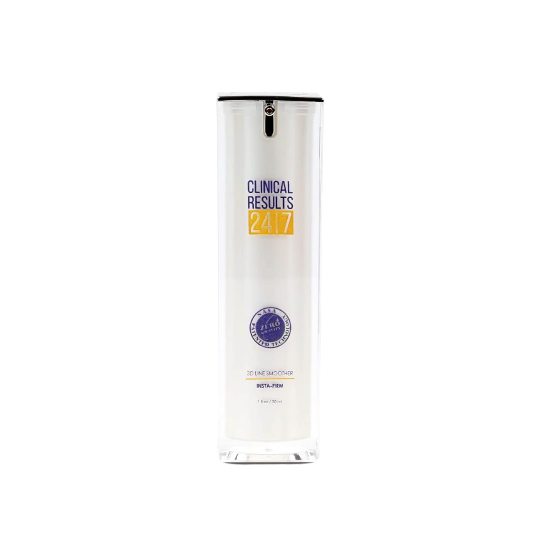 Clinical Results 24|7 Insta-Firm front packaging showing clear lift benefit