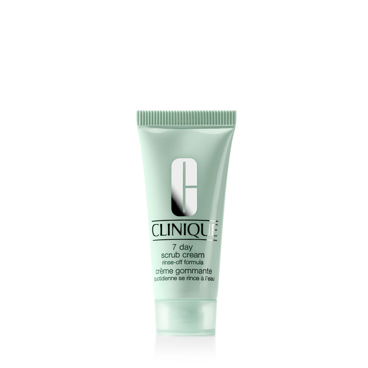 Clinique front packaging showing tube and product name with clear benefit
