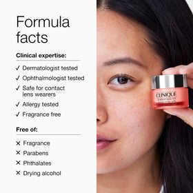 Clinique product with applicator and box demonstrating full packaging