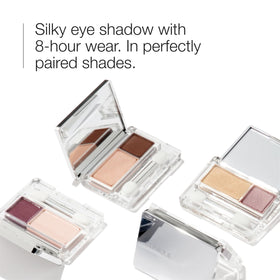 Clinique open compact with mirror and dual-ended applicator for on-the-go touchups