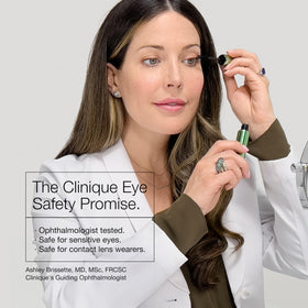 Clinique wrist swatches lifestyle image, quick reference for shade payoff