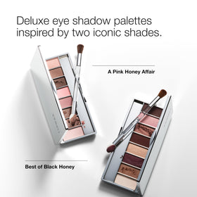 Clinique open palette with mirror visible for on-the-go touchups and easy application