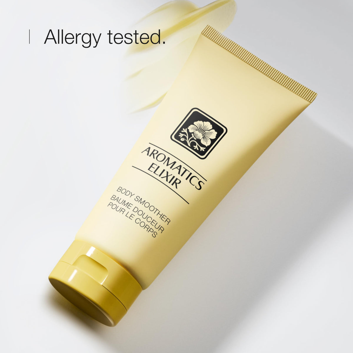 Clinique lotion texture close-up on hand showing silky finish and smooth hydration benefit