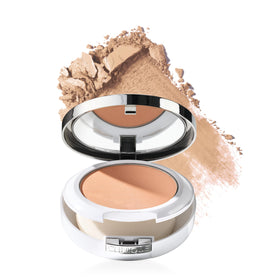 Clinique front compact view showing shade Cream Whip and travel-ready benefit