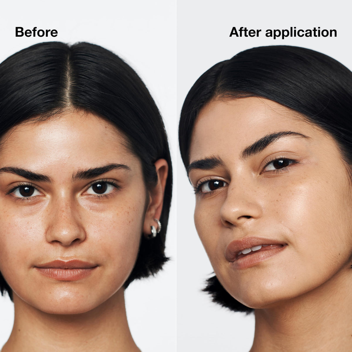Clinique texture drop on skin demonstrating smooth blendability benefit