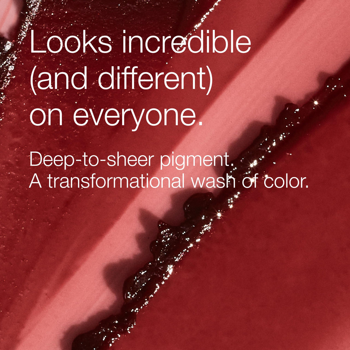 Clinique swatch on hand illustrating Black Honey's sheer tint and adaptable finish