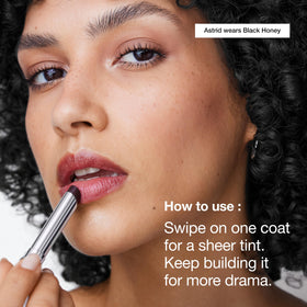 Clinique texture detail of Black Honey highlighting creamy emollient-rich formula
