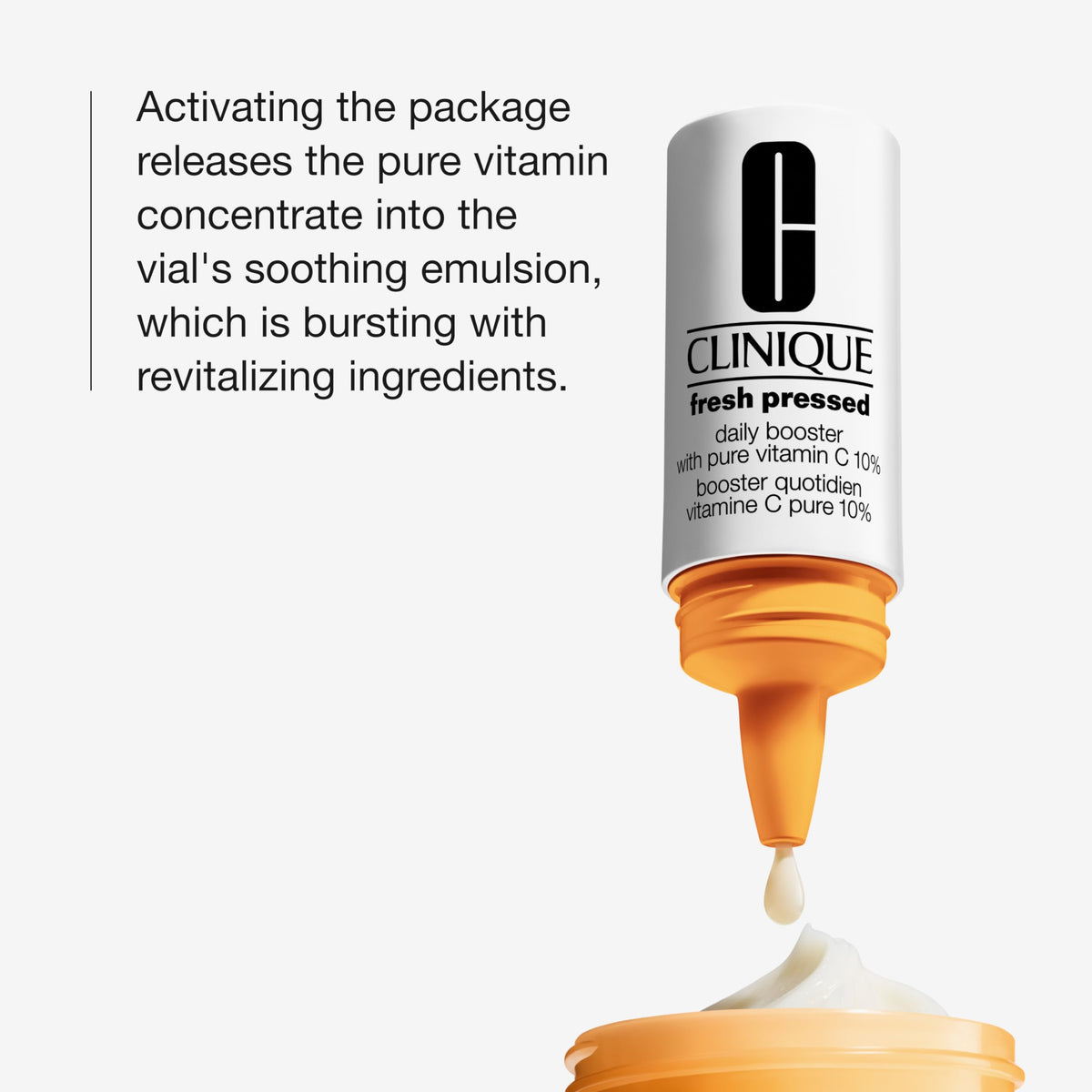 clinique booster mixed into moisturizer shows how to combine for antioxidant boost