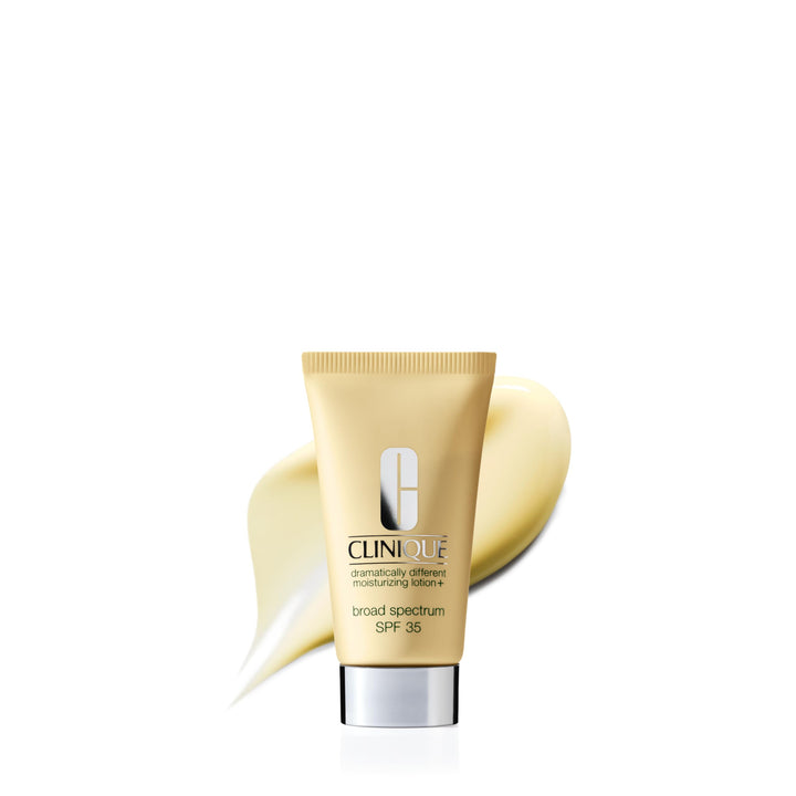 Clinique bottle front view showing moisturizer SPF35 and everyday protection