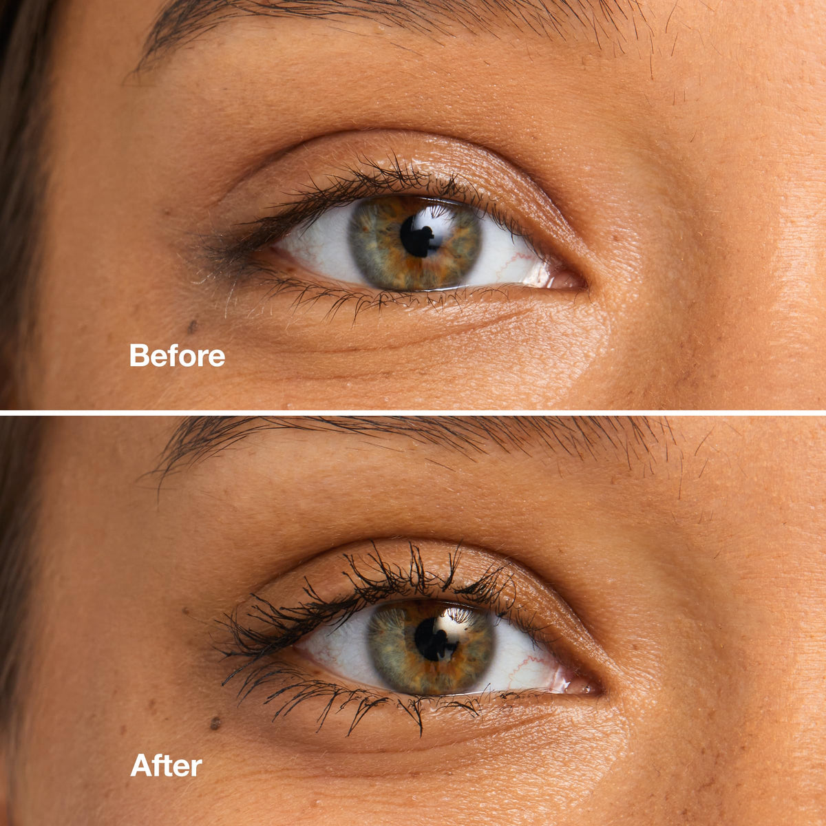 Clinique close-up of mini brush highlighting precise lower-lash control